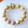 Oil Painting Alashan Agate Bracelet With Cinnamoroll Charm - Image 2