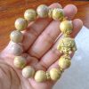 Oil Painting Alashan Agate Bracelet With Cinnamoroll Charm - Image 6