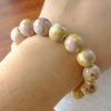 Oil Painting Alashan Agate Bracelet With Cinnamoroll Charm - Image 3