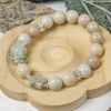 HQ Milky Pastel Alashan Agate Bracelet with Hello Kitty and Star Charm - Image 2