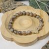 Neutral Multicolor Mix Alashan Agate with Butterfly Charm - Image 2