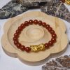 Red Agate Bracelet with Pixiu Charm - Image 2