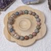 High Quality Creamy Neutral Colors Alashan Agate with Cinnamoroll Charm