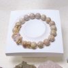Pink, Yellow Alashan Agate Bracelet with Hello Kitty Bear Charm - Image 5