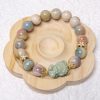 HQ Multicolour Alashan Bracelet with Light Blue Hello Kitty Bear Charm - Image 4