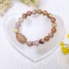 Purple, Yellow, Caramel Alashan Agate with Nine-tailed Fox Charm - Image 2
