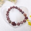 Dark Purple Alashan Agate Bracelet with Cinnamoroll and Star Charm - Image 3