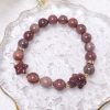 Dark Purple Alashan Agate Bracelet with Cinnamoroll and Star Charm - Image 4