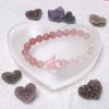 Pink Gradient Yanyuan Agate Bracelet with Queen Cinch Cinnamoroll Charm - Image 3