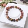 Orange, Red Alashan Agate Bracelet with Cinnamoroll Charm - Image 2