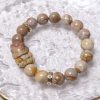 Rare HQ Caramel Alashan Agate Bracelet with Nine-tailed fox charm