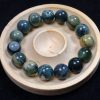 Blue and White Porcelain Alashan Agate Bracelet 13mm - Image 2