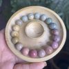 Pastel Alashan Agate Bracelet 11mm (Rainbow Gradients) - Image 4