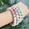 Pastel Alashan Agate Bracelet 11mm (Rainbow Gradients)
