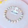 Light Pastel Barrel Beads Alashan Agate (10mm)