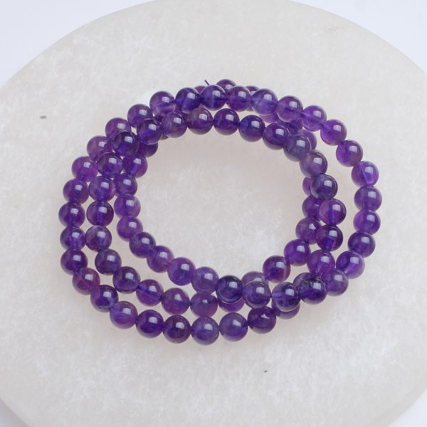 Amethyst 3-laps 6.5mm