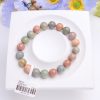Multicolour Green, Orange, Blue Alashan Agate (9.6mm) - Image 2
