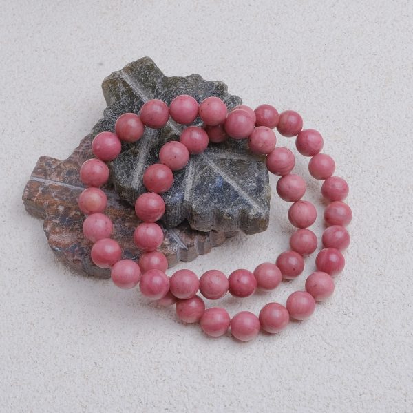 Rhodonite Bracelet 8mm - Image 2