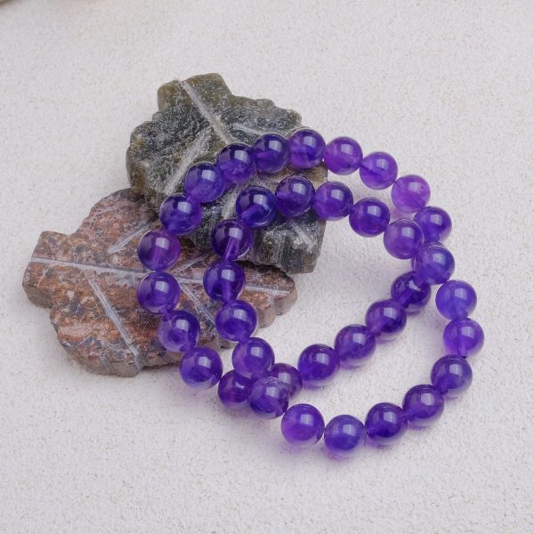 Amethyst Bracelet 10mm - Image 2