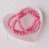 Sakura Rhodonite in Quartz 3-laps 7mm