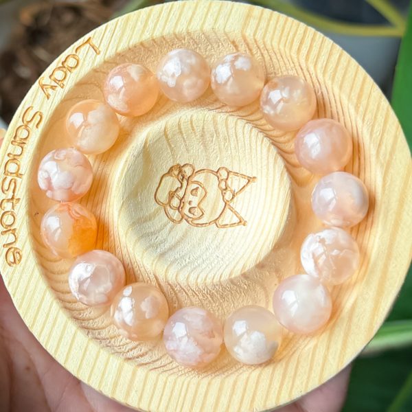 Sakura (Flower) Agate 12.5mm