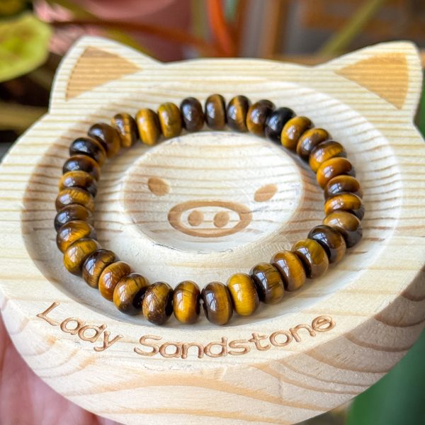 Golden Tiger's Eye Abacus Bracelet 8mm