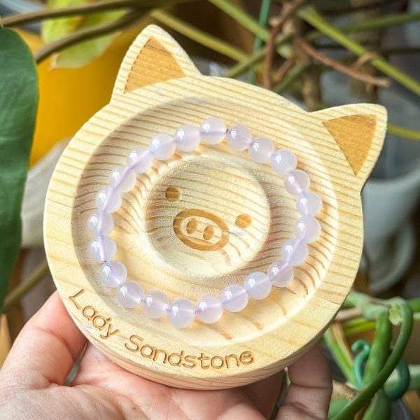 Purple Chalcedony Bracelet 8mm