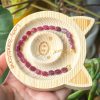 Oval Pink Tourmaline Bracelet 5.5mm (with s925 lock) - Image 3