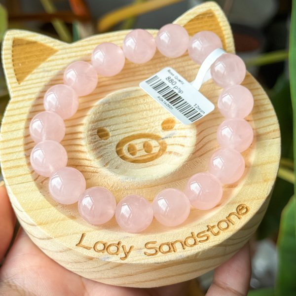 Rose Quartz Bracelet 12mm