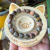 Heart Leopardskin Jasper 12mm