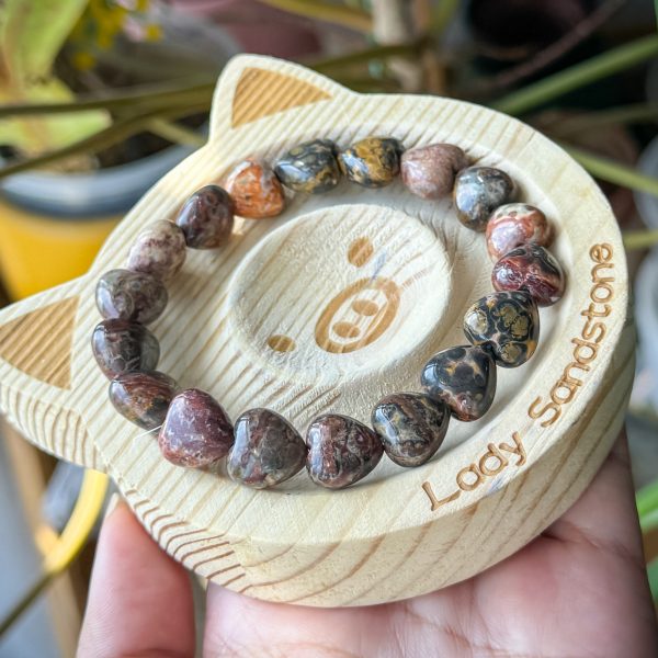 Heart Leopardskin Jasper 12mm - Image 3