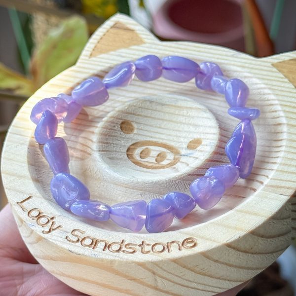 Lavender Moon Quartz Nuggets Bracelet