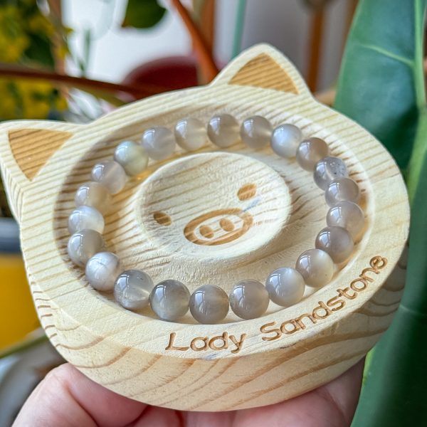 Gugan (Skeletal Sunstone/Moonstone) Bracelet 8.7mm - Image 3