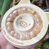 Flower (Sakura) Agate Bracelet 10.5mm - Image 2