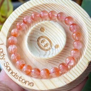 Red Rabbit Hair Quartz 8.7mm