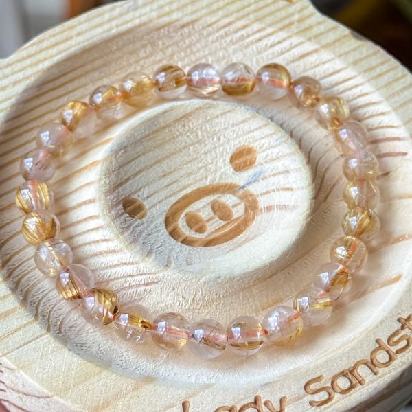 Golden Rutilated Quartz 6.6mm - Image 4