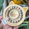 Pastel Multicolour with Caramel Patterns Alashan Agate Bracelet - Image 3