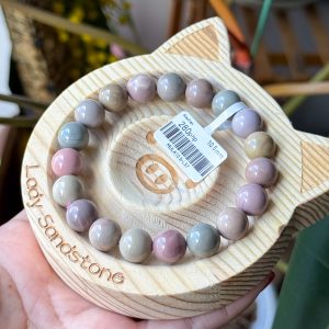 Multicolour Alashan Agate Bracelet 10.5mm
