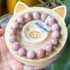 Pink Mango Alashan Agate Bracelet 13mm - Image 3