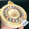 Multicolour with Caramel Alashan Agate Bracelet - Image 4