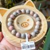 Multicolour with Line Patterns Alashan Agate Bracelet - Image 2