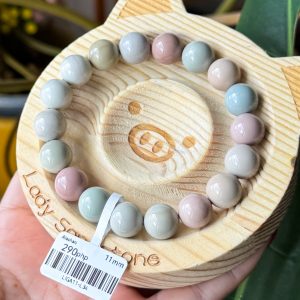 Light Multicolour Alashan Agate Bracelet