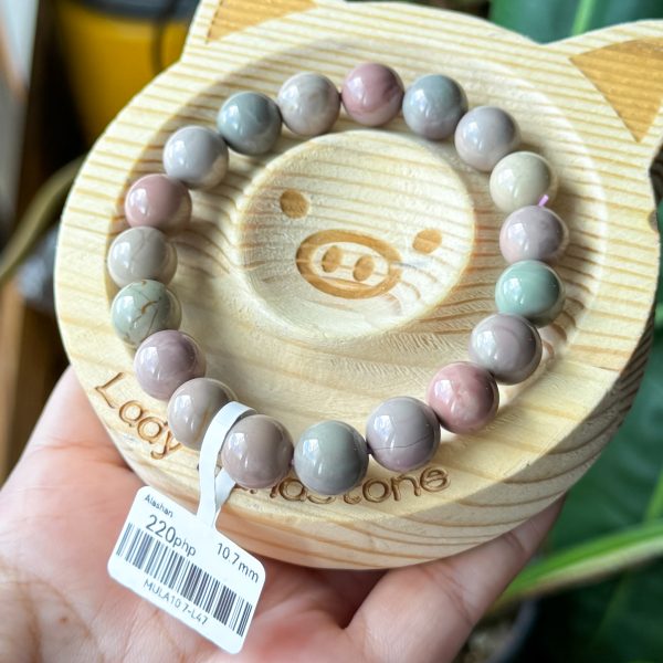 Multicolour Alashan Agate Bracelet - Image 2