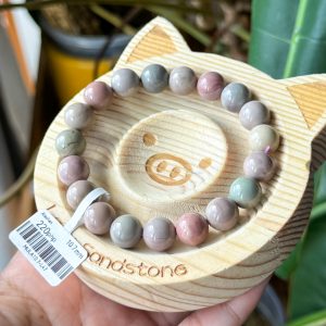 Multicolour Alashan Agate Bracelet