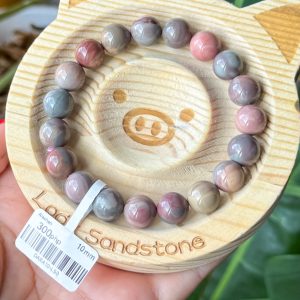 Dark Multicolour Oil Painting Alashan Agate Bracelet