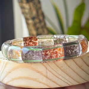 Lodolite (Garden Quartz) Soft Bangle