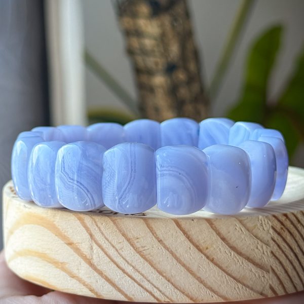 Blue lace Agate Soft Bangle