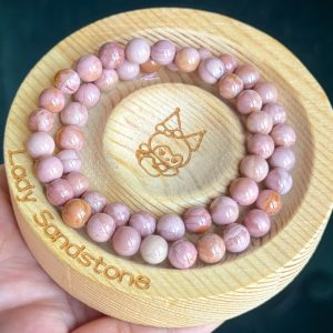 Pink Mango 2-Laps Bracelet Alashan Agate 7.5mm