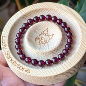 Purple Garnet Bracelet 7.2mm