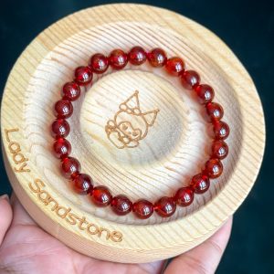 Hessonite Garnet Bracelet 7.5mm